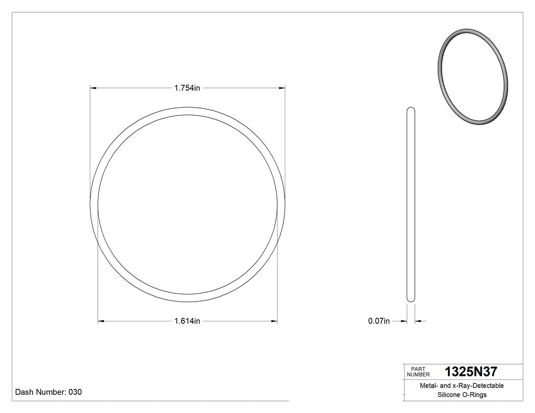 Technical drawing - 1325N37